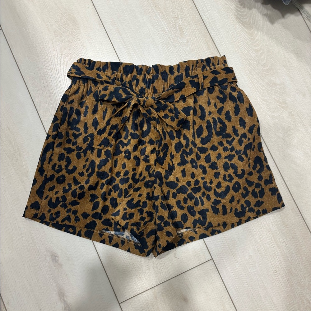 Leopard Print Women's Shorts